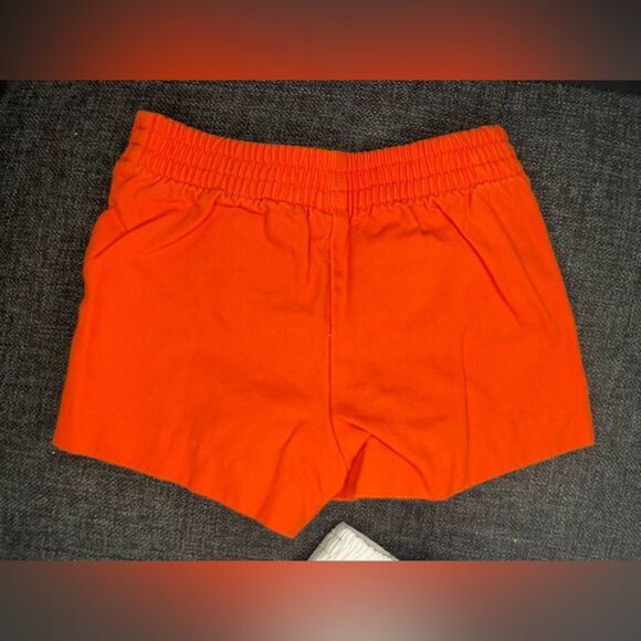 Kids Orange and White Button Shorts Set - Picture 5 of 8